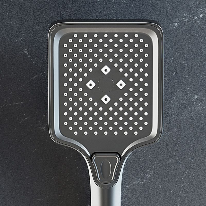 Contemporary Shower Set Slide Bar Dual Shower Head Thermostatic Wall Mounted Shower System