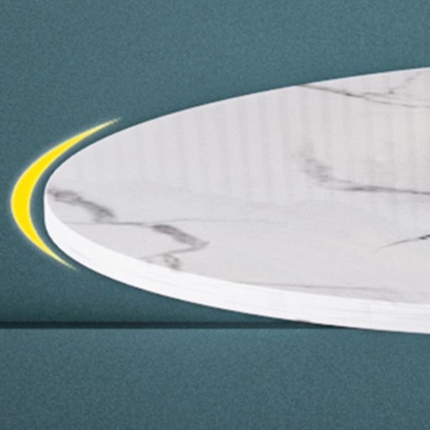 Modern Style Sintered Stone Dining Table Set White 1/2/4/5 Pieces Dining Set for Home Use