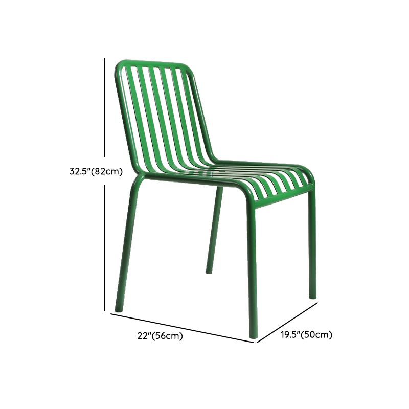 1/2 Pcs Green Bistro Set for Small Places Metal Modern Bistro Table Set