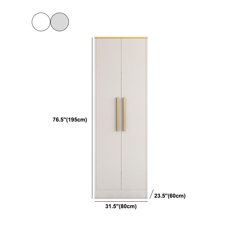 Contemporary Style Wardrobe Wooden Wardrobe Closet with Drawer