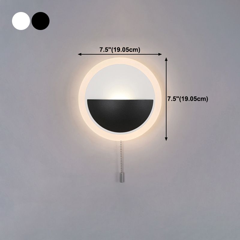 Geometry Shape Metal Wall Lights Modern Style 2 Light Wall Mount Lamps