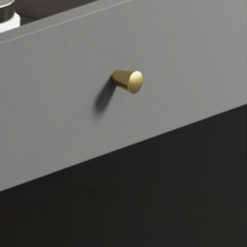 Wood Contemporary 32"H Bookshelf Closed Back Bookcase with Drawer for Home Office