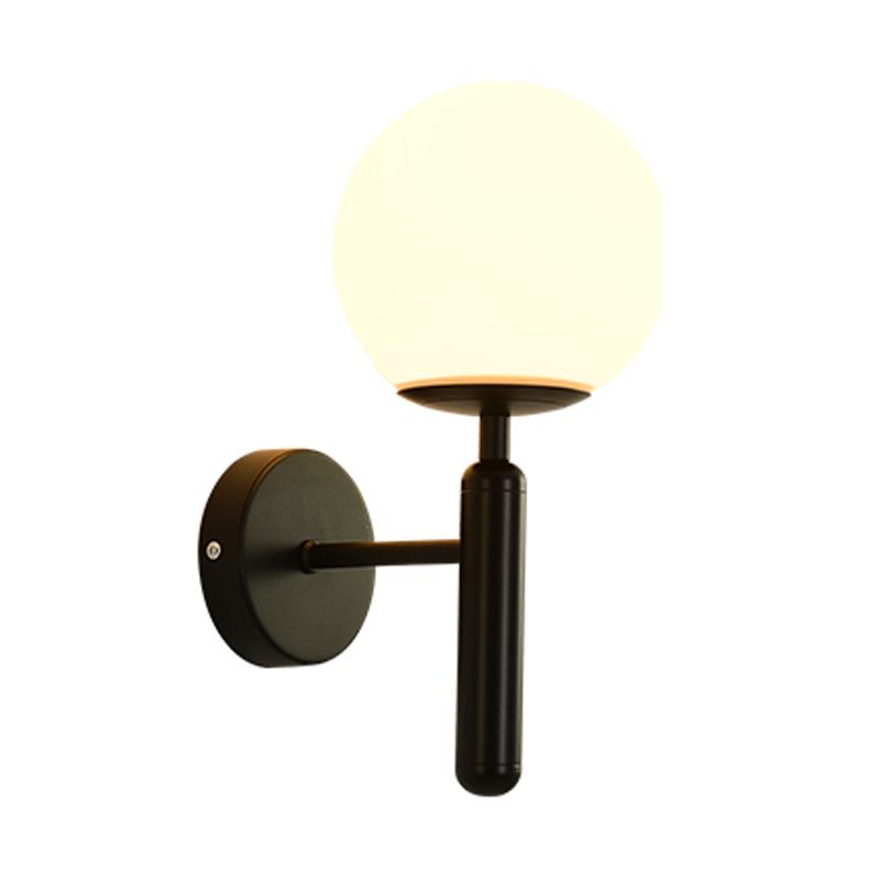 Nordic Vanity Lighting Simple Glass Wall Light Sconce for Bathroom