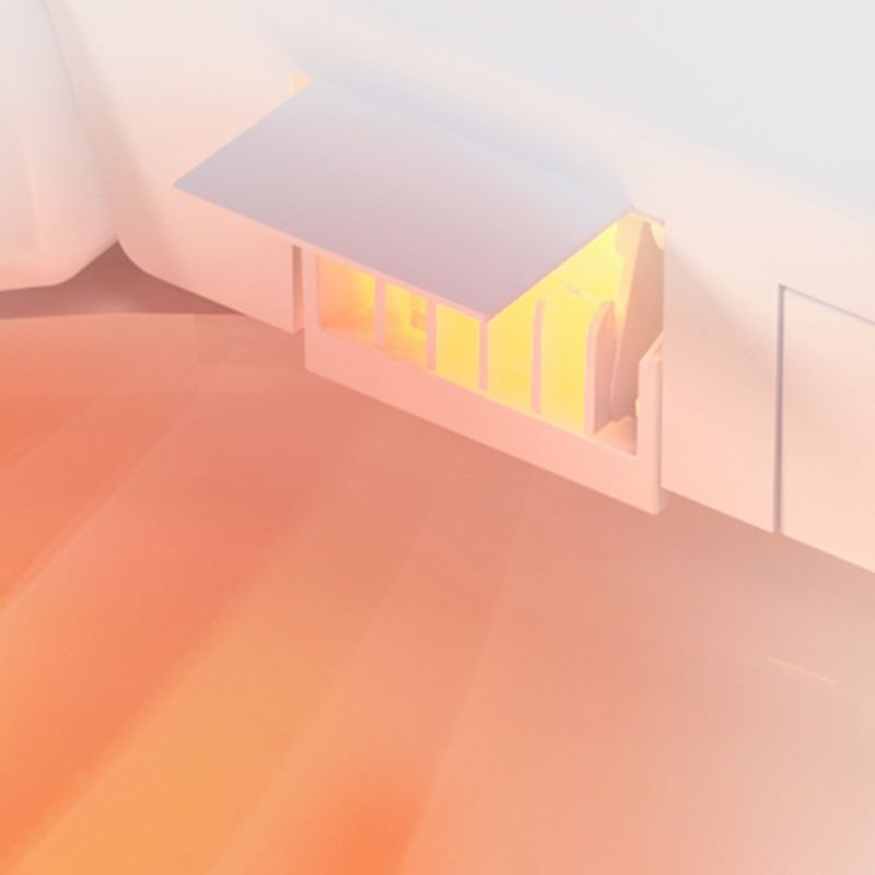 Minimalistic White Temperature Control Bidet Elongated Toilet Seat Bidet with Heated Seat