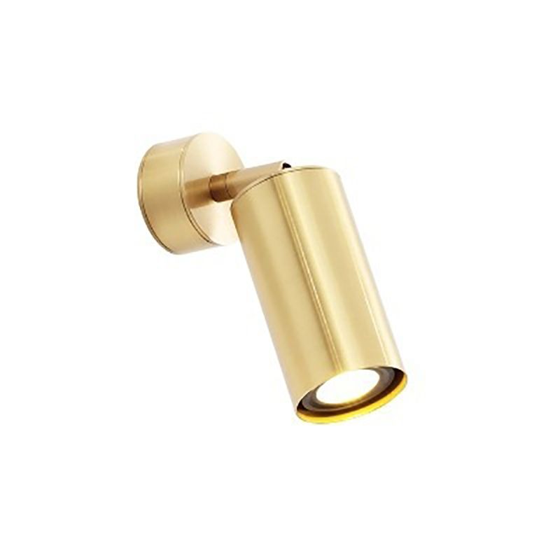 Iluminación de pared de cilindro múltiple lámpara de pared de metal moderna lámpara montada en la pared en latón
