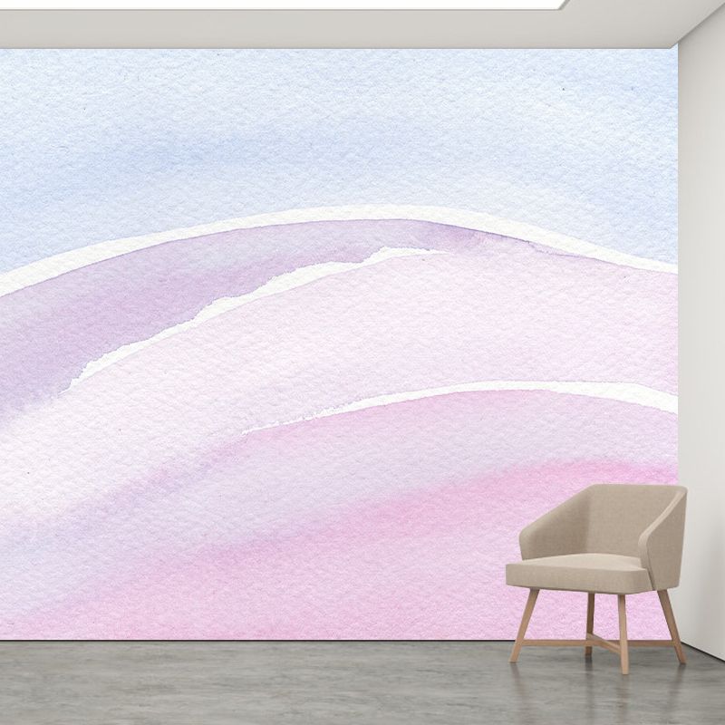 Washable Mural Wallpaper Abstract Watercolor Illustration Indoor Wall Mural