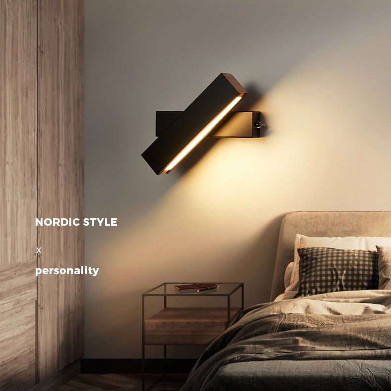 Luz de la sala de estudio de LED de luz LED moderna ajustable de pared.