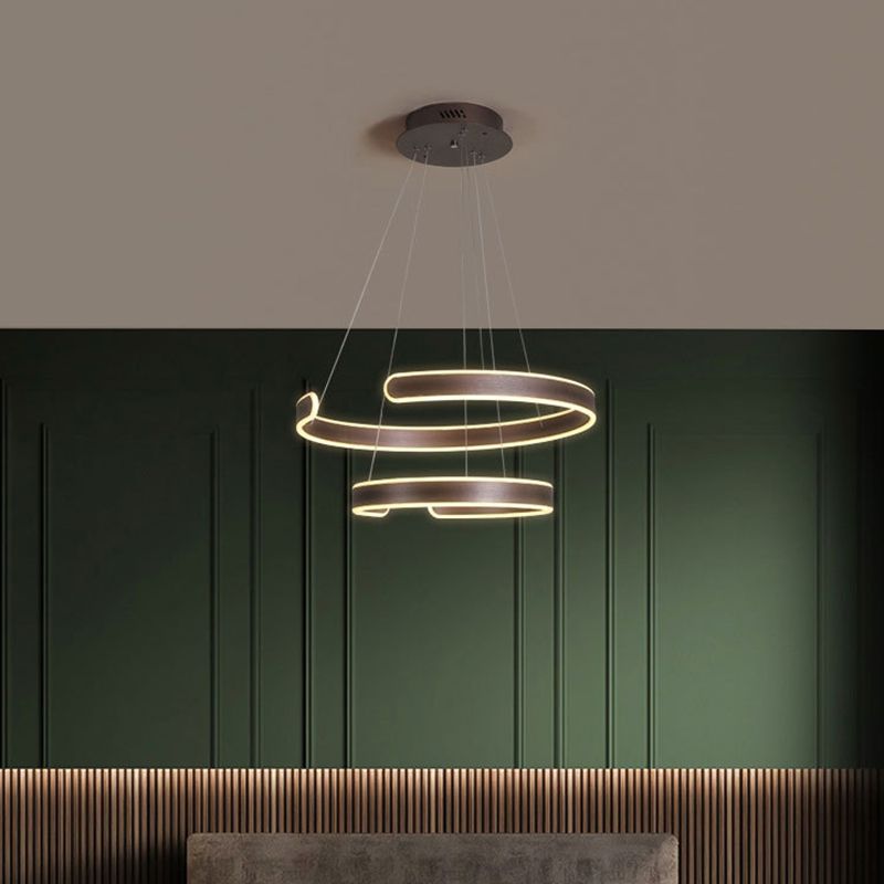 CAFFEA CAFFERTA CHILED COMPRESSO TERED SEMPLICITÀ LED ACRILICA LED APPENDENTE LUCE