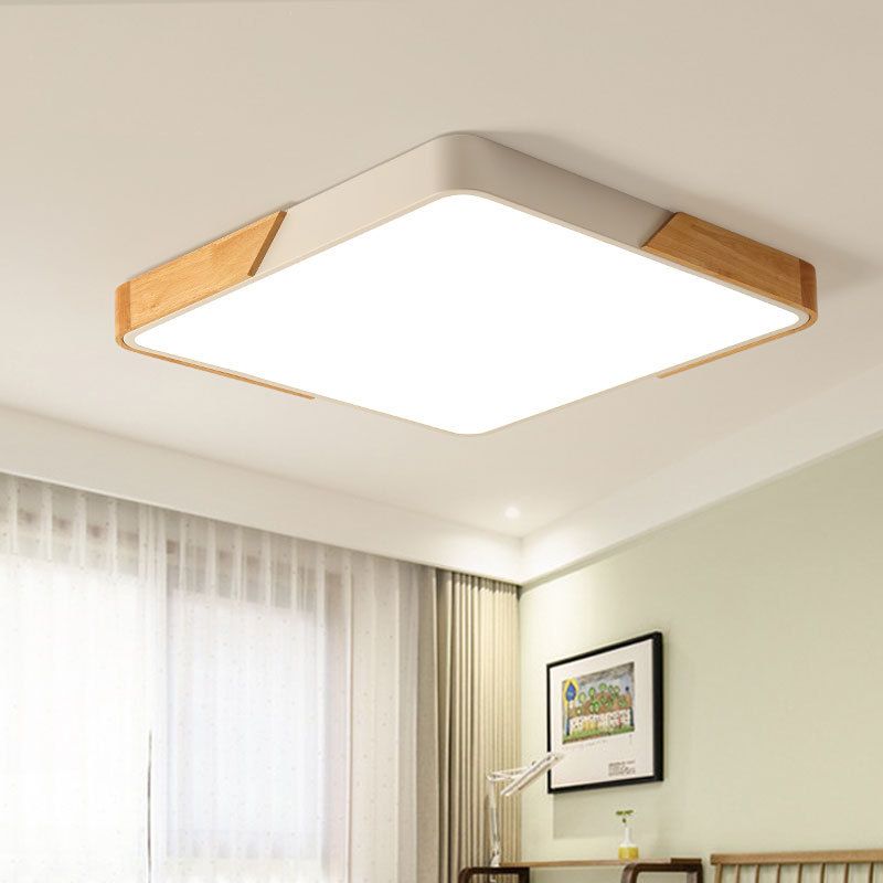 Deckenleuchte in geometrischer Form, modernes Makronen-Eisen, 1-flammig, Unterputzmontage für Schlafzimmer, Arbeitszimmer