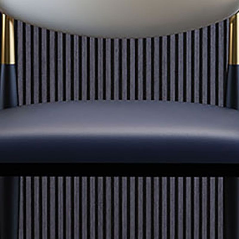 Dining Room Dining Chairs Industrial Arm Faux Leather Kitchen Chairs