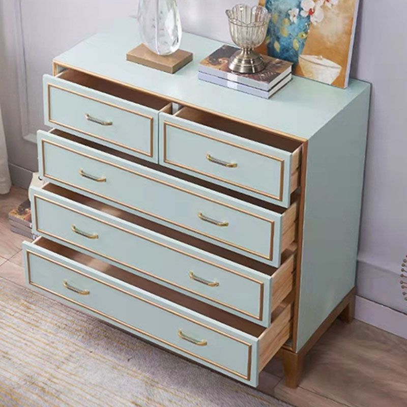 Glam Dresser Manufactured Wood Storage Chest Dresser with 5/7 Drawers