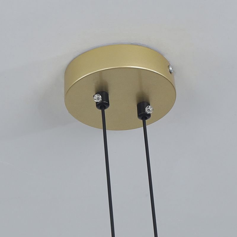 Lampada del lampadario in metallo moderno nordico Lampada a LED LED Isola Ciondolo per sala da pranzo