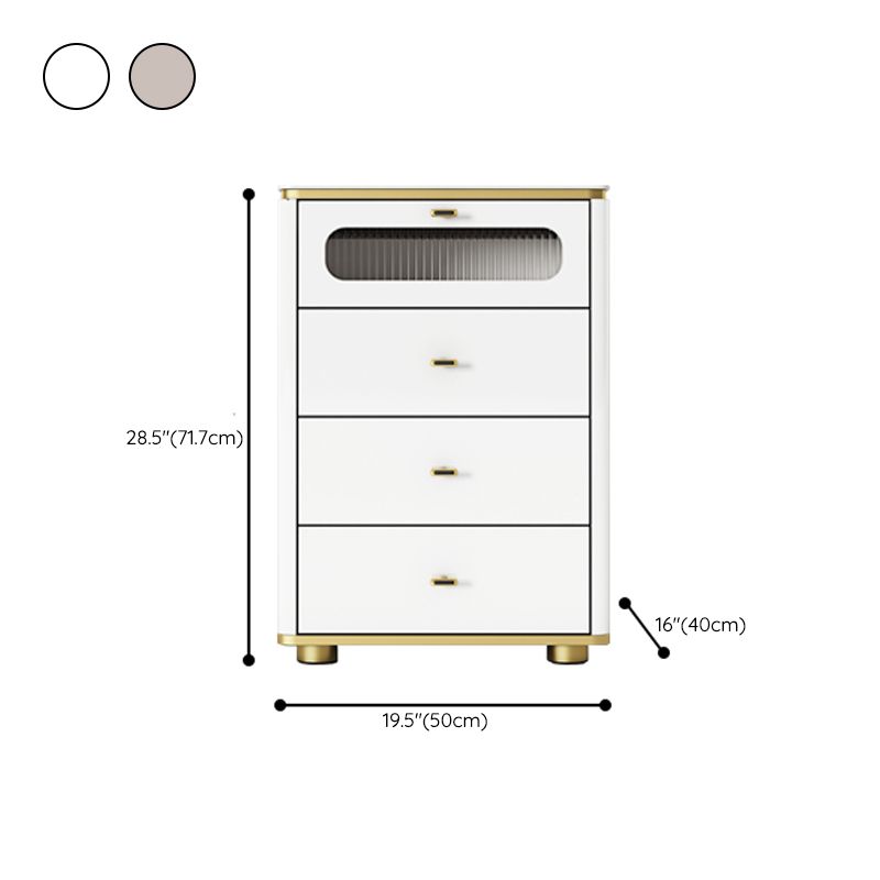 Glam Storage Chest Dresser Stone Storage Chest with 3/4/5 Drawers