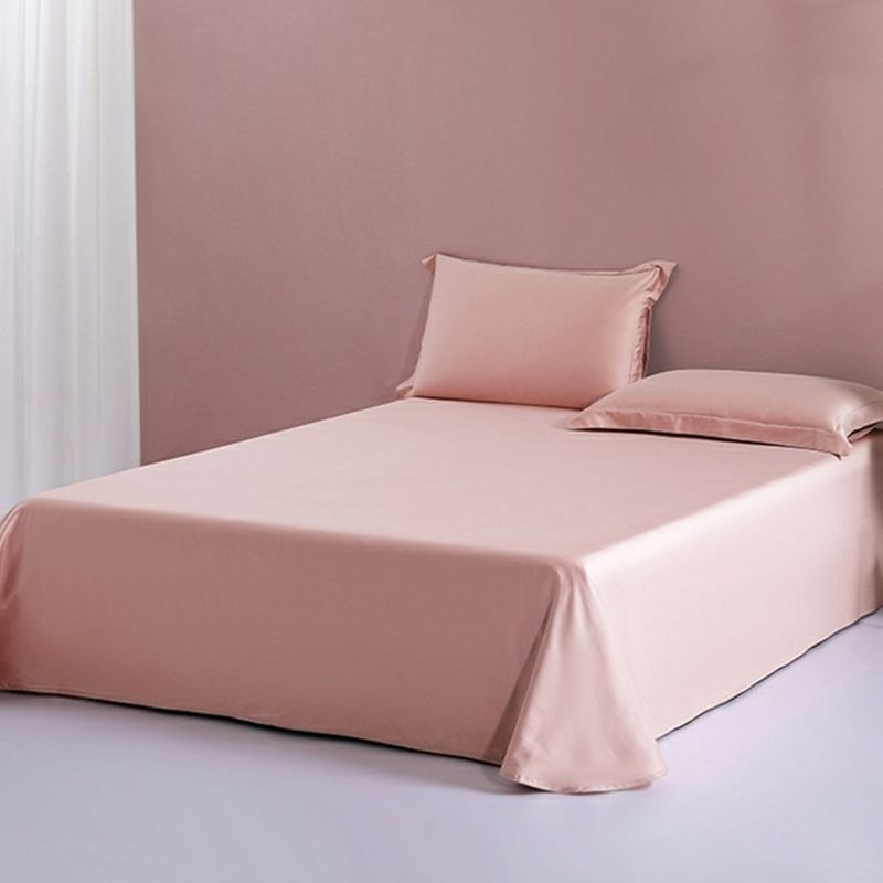 Elegant Bed Sheet Solid 1-Piece Cotton No Theme Set Fitted Sheet