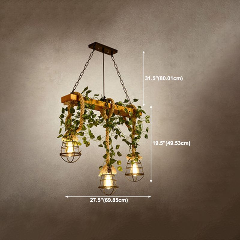 Industrial Round Island Lights Metal Island Chandelier Lights for Bar