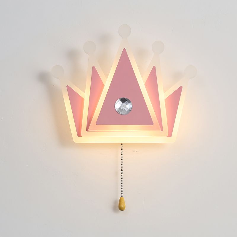 Modern Style Unique Shape Wall Sconce Metal Wall Light for Bedroom