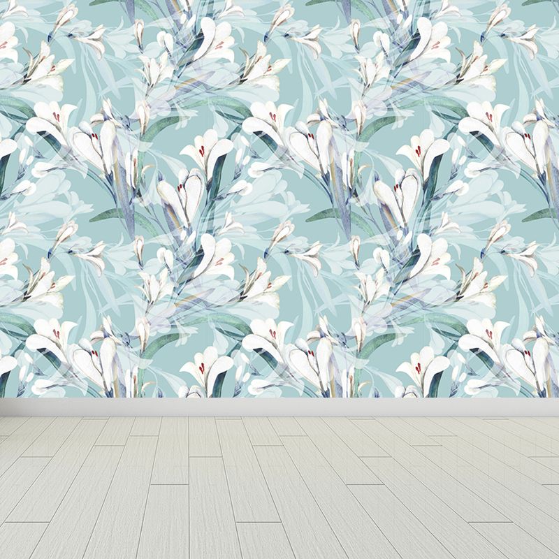 Waterproofing Flower Mural Decal Customized Modern Wall Covering for House Interior