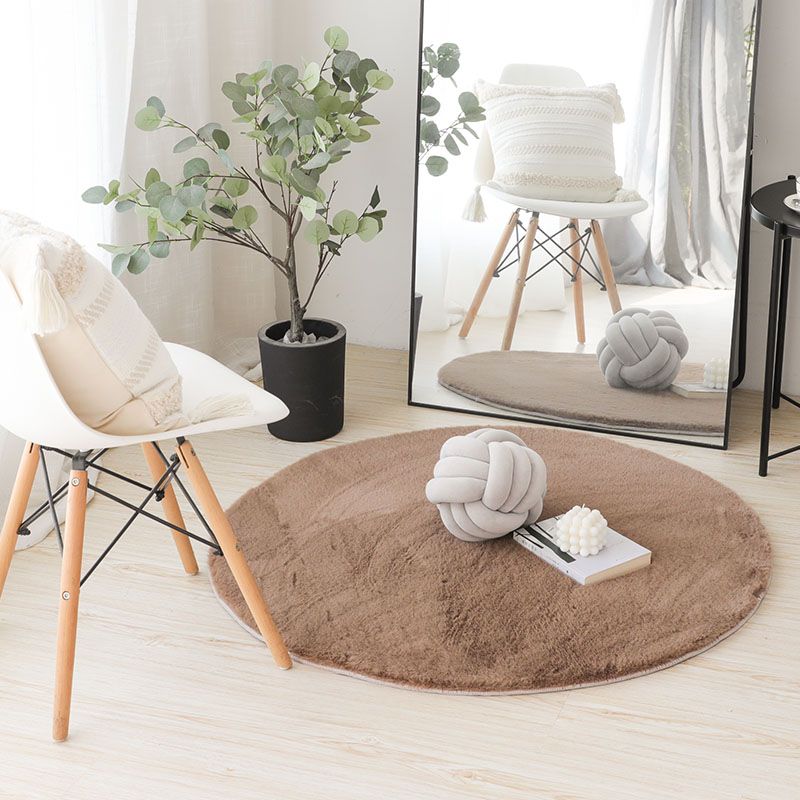 Tappeto bianco moderno moderno poliestere di colore puro tappeto non slittamento tappeto per arredamento per la casa