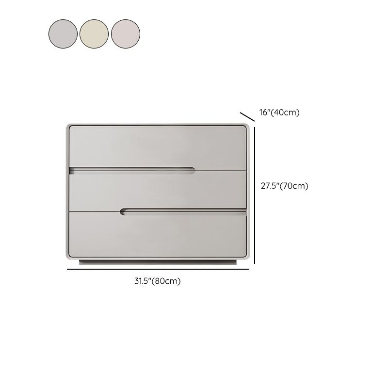 Modern Horizontal Double Dresser Wood Storage Dresser for Bedroom