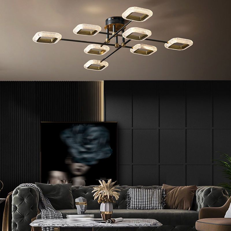 Modern Ceiling Lamp Minimalist LED Flush Mount Light Fixture for Bedroom