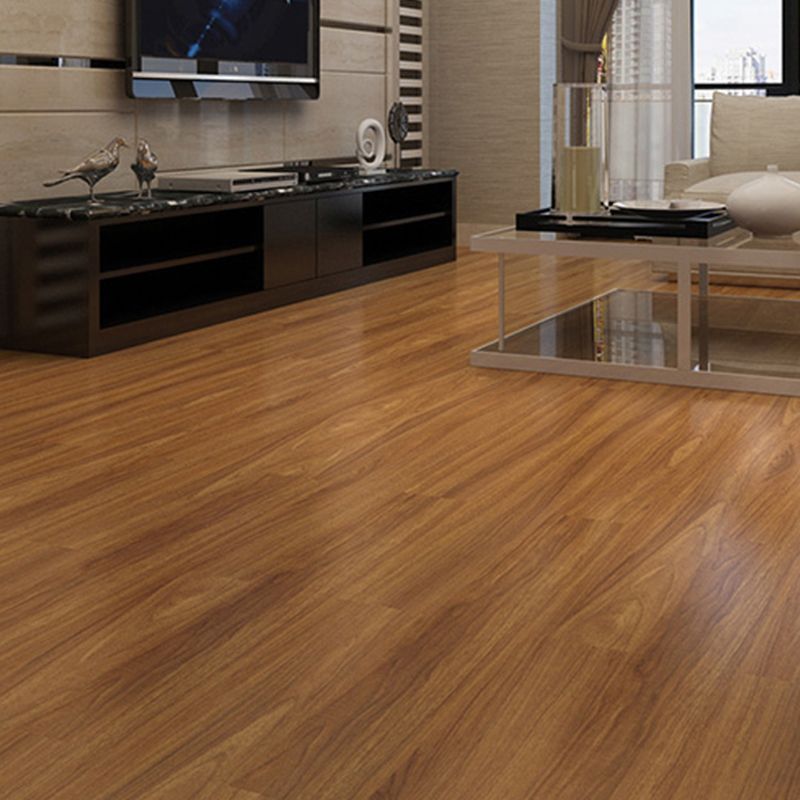 Rectangle PVC Flooring Peel and Stick Smooth Wood Look Vinyl Flooring