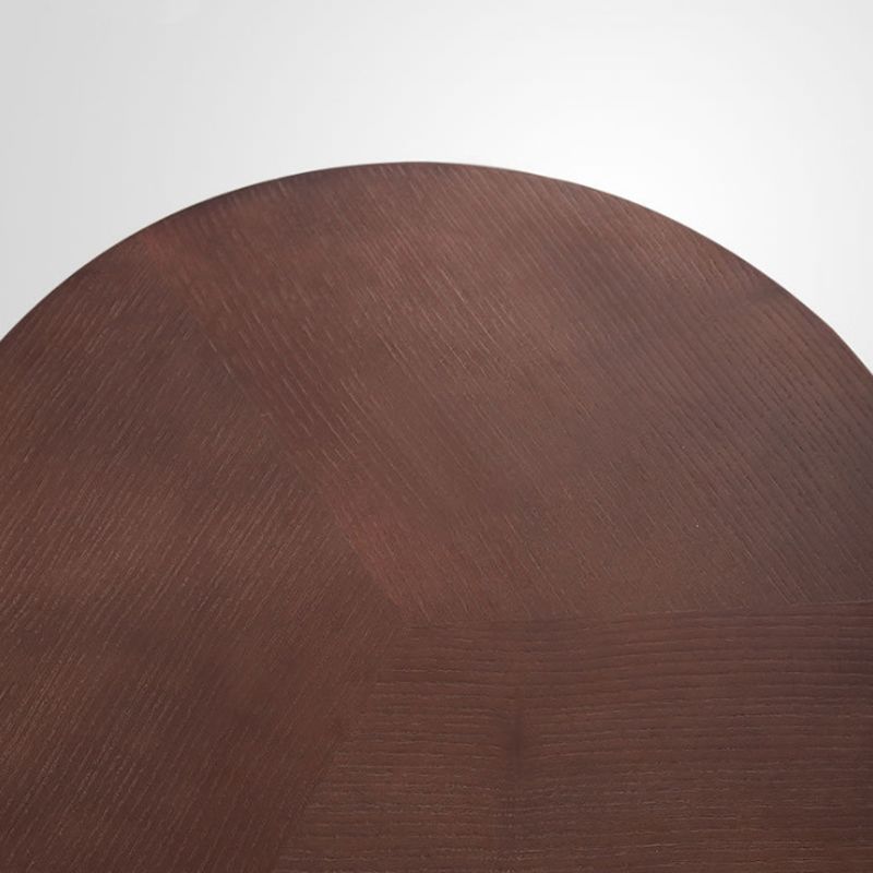 Modernistic Living Room Round 1-Drawer 3 Legs Solid Wood End Table