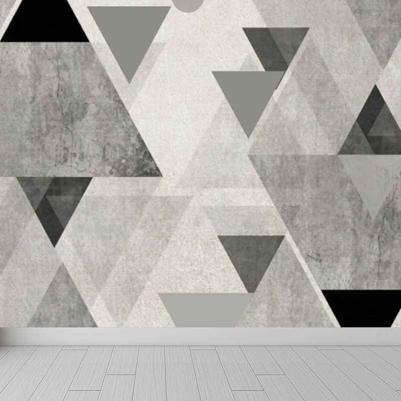 Peinture murale graphique de couleur claire, pour décoration, revêtement mural de salon contemporain