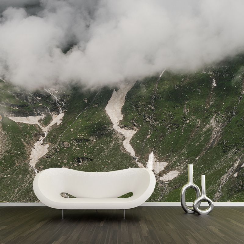 Vivid Style Mountain Wall Mural Wallpaper Photography Mildew Resistant for Home