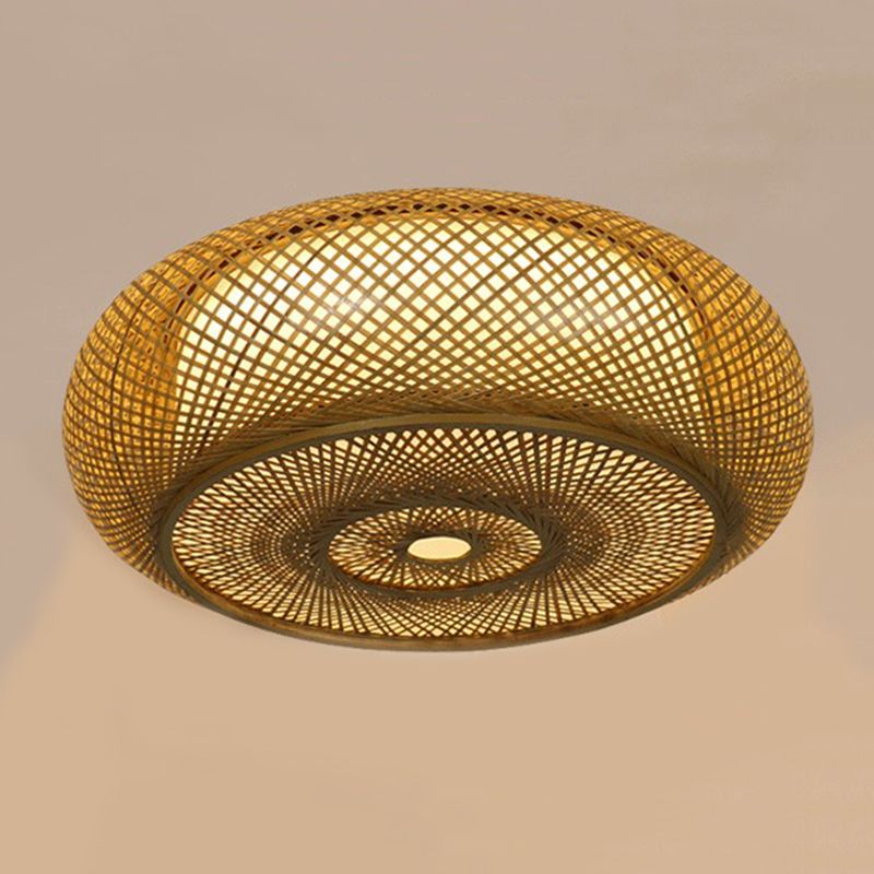 Éclairage de magasin de restaurant de luminaire de plafond encastré en bambou