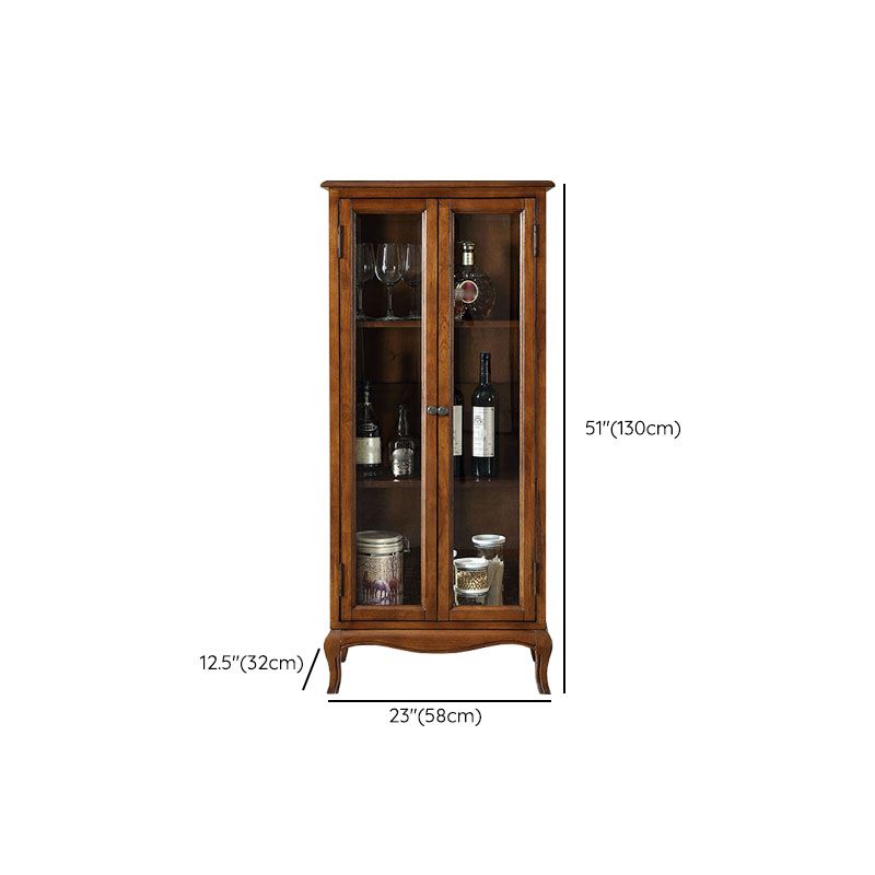 Modern Style Closed Back Bookshelf Standard Wood Bookcase with Shelves