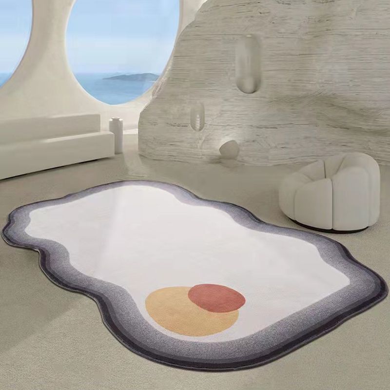 Modern Brown Carpet Polyester Color Piece Carpet Stain Resistant Carpet for Home Decor