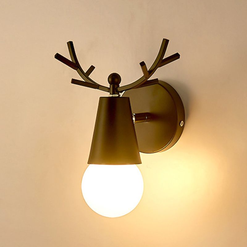 Lampade per lampada a parete singola per salotto per soggiorno per salotto per la camera da letto per soggiorno a parete Nordic Macron Macron Antler Sconce per soggiorno