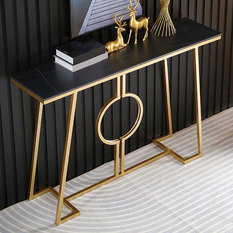 Modern Console Accent Table Antique Finish Sofa Console Table