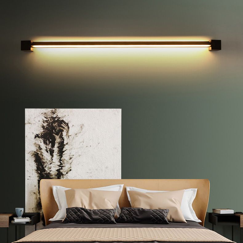 Moderno stile minimalista di vanità lineare luci di vanità in metallo illuminazione per bagno per bagno