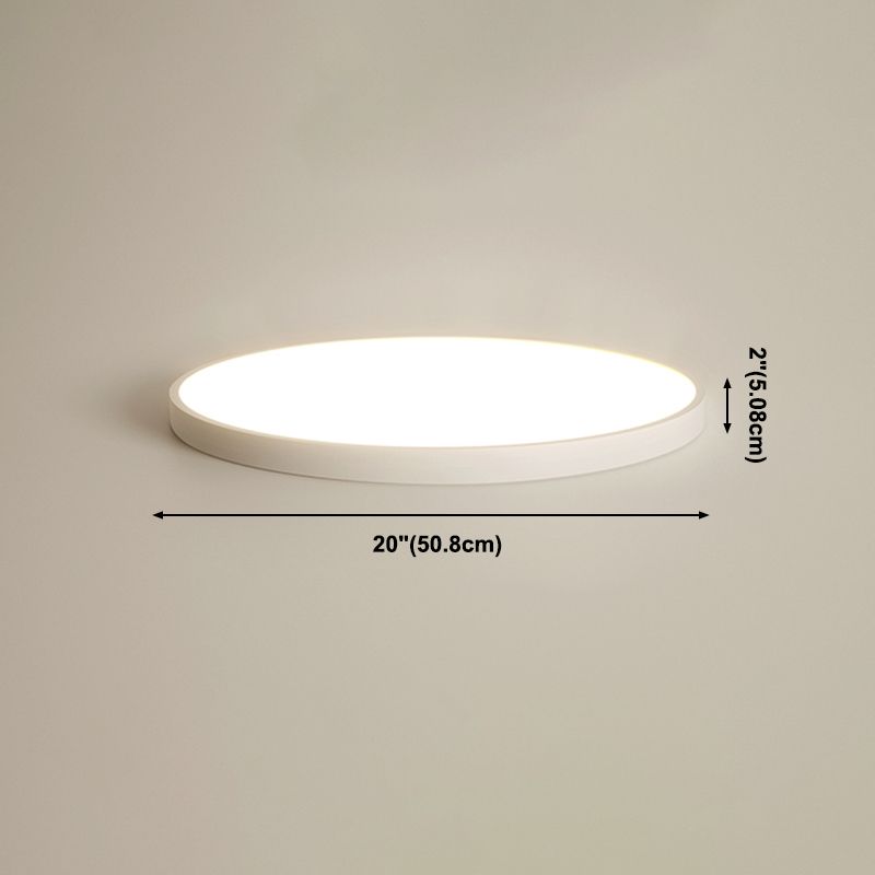 Éclairage encastré à LED blanc rond plafonniers encastrés modernes