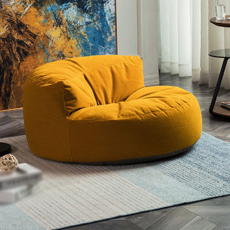 Velvet Armless Chair 34.64" L x 39.37" W x 18.89" H Accent Chair for Living Room