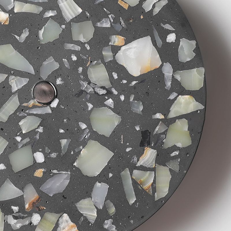 Nordic Cement Wall Light Round Colorful LED Wall Sconce for Living Room