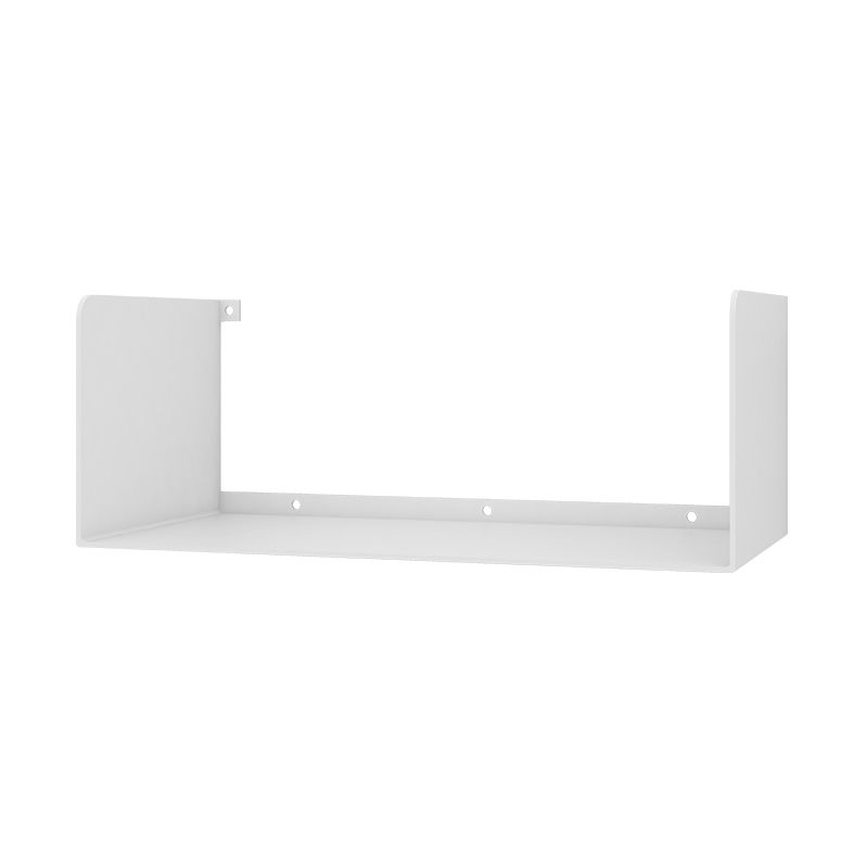 Metal Floating Bookcase Modern Style Closed Back Bookshelf for Home Office