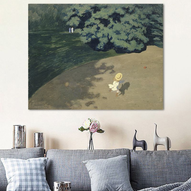 Canvas Textured Wall Decor Country Style Hiking Painting, Multiple Sizes Options