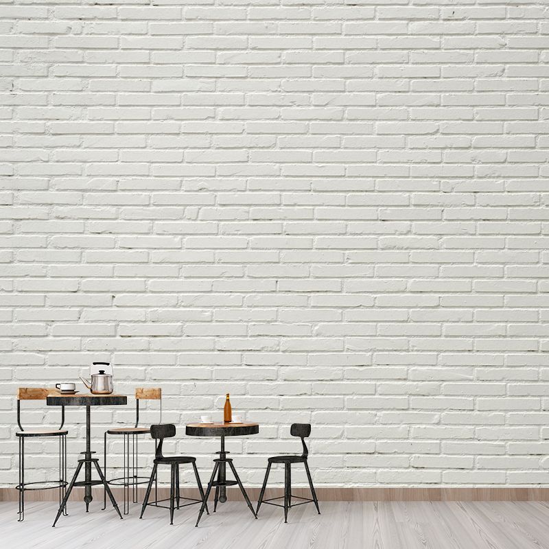 Brick Wall Wall Covering Water-Resistant Mural Wallpaper for Living Room