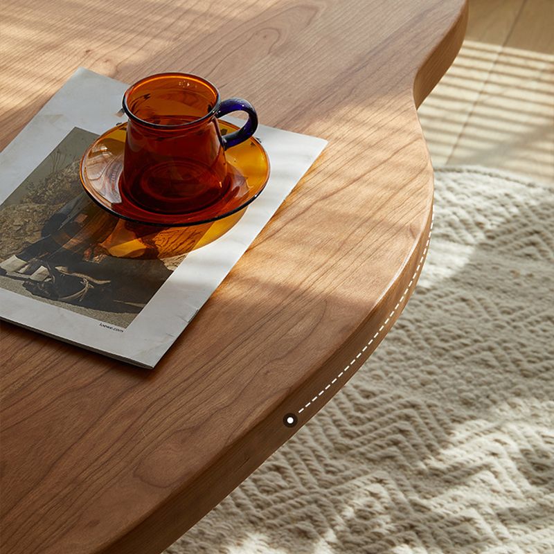Nordic Style Cocktail Table Pine Material Wood ColorFree Shape Coffee Table