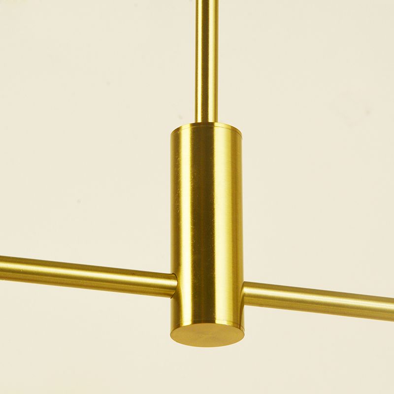 Contemporary Simplicity Sputnik Pendant Light Fixture Translucent Glass Hanging Pendant Light for Restaurant