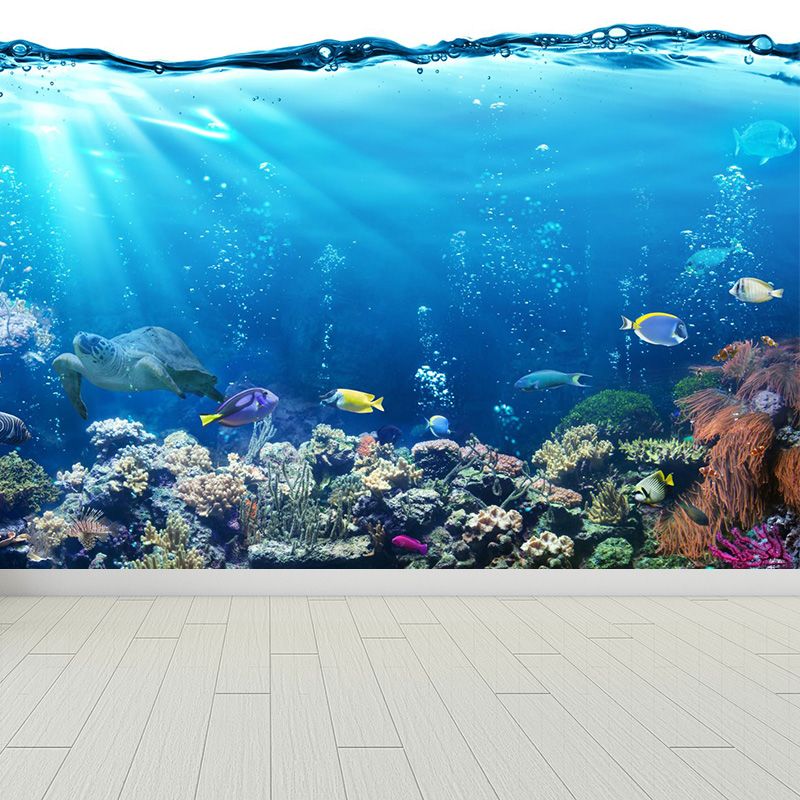 Stunning Underwater World Mural Child Bedroom Seascape Wall Art, Made to Measure