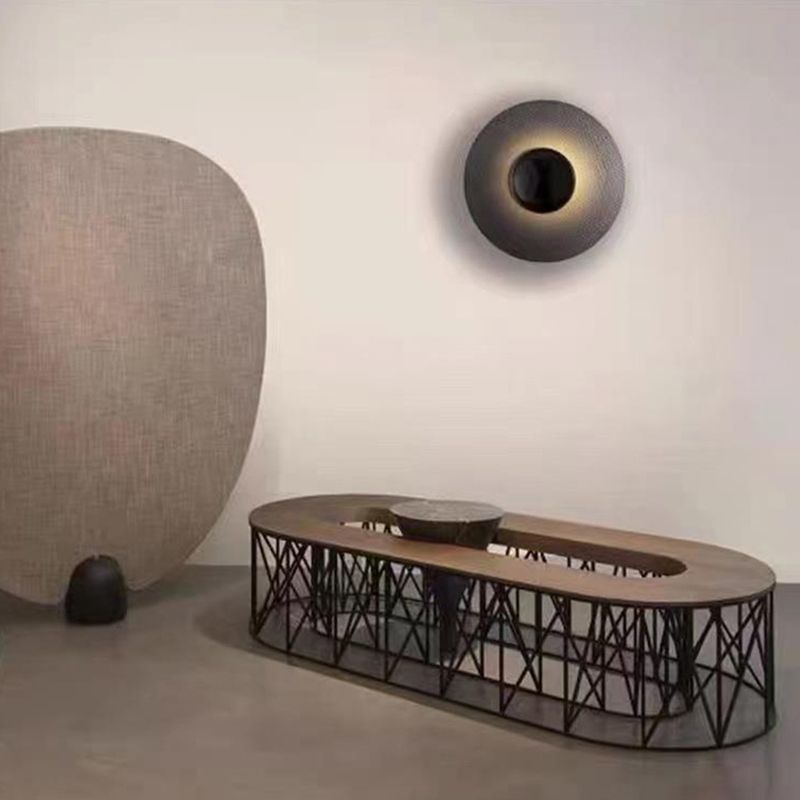 Single Modernism Black Wall Mounted Sconce LED Wall Light for Dining Room