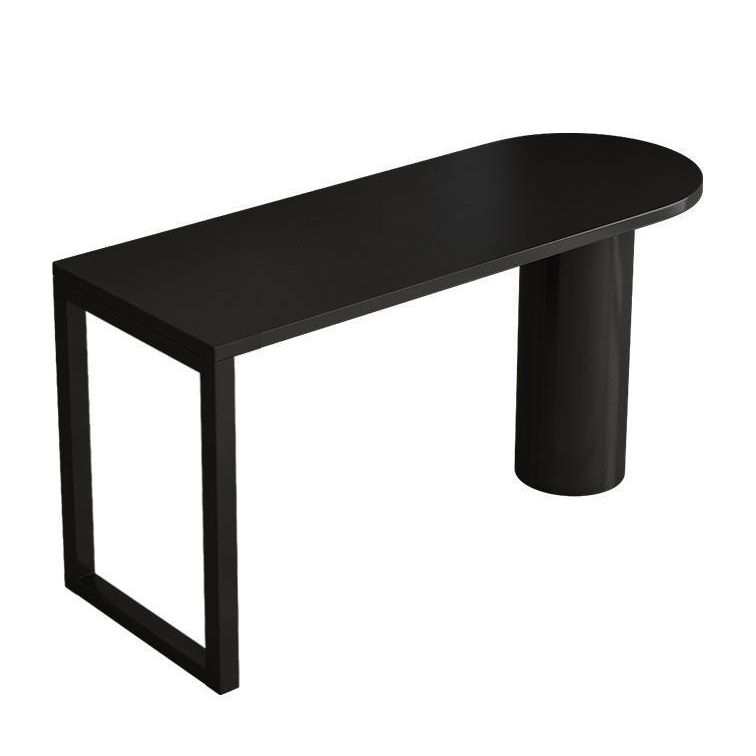 Industrial Double Pedestal Bar Table Free From Wood Bar Table for Living Room