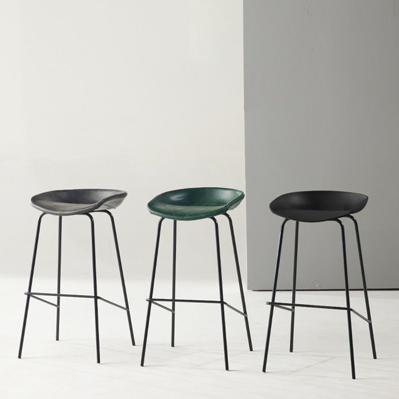 Taburete de bar de estilo industrial Asiento de cubo de hierro para barras de restaurantes