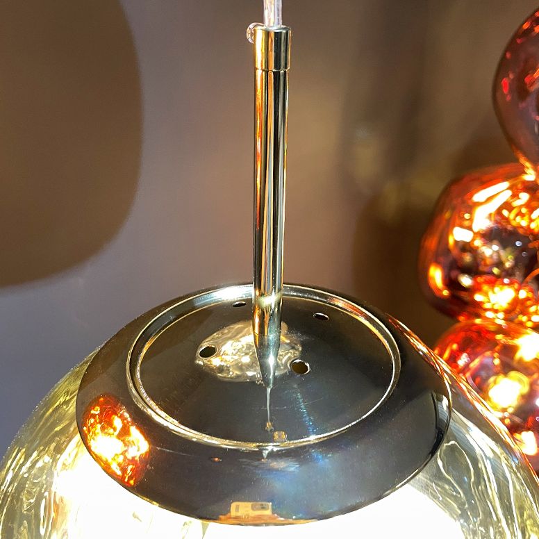 1-Ligth mondgeblazen glazen hanglampverlichtingsarmaturen Minimalisme plafondhanger voor slaapkamer