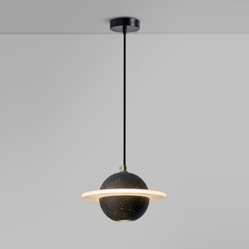 Globe minimalisme stijl hangende lamp enkele lichte stenen hanger lamp armatuur