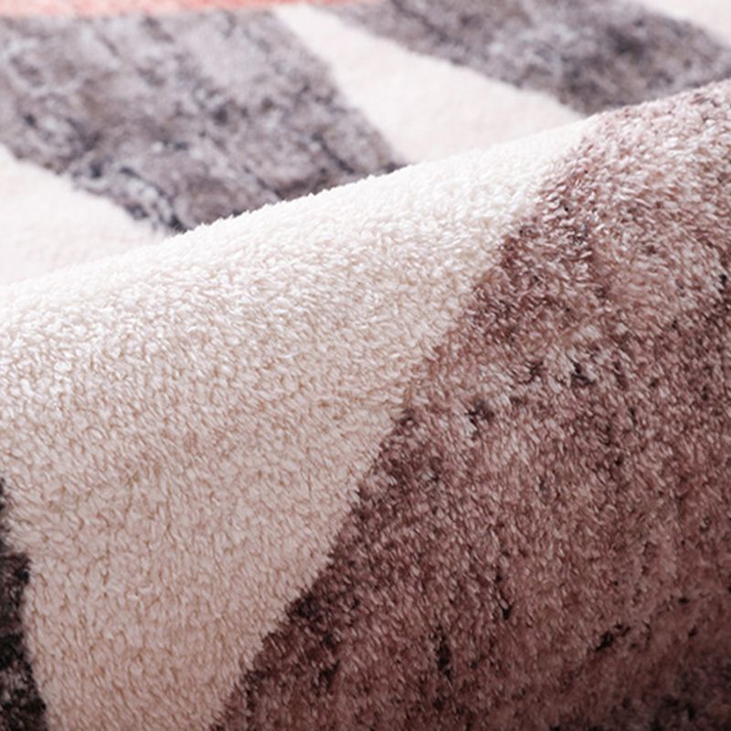 Simplicity Home Decoration Rug Checkered Print Area Carpet Polyester Pet Friendly Indoor Carpet