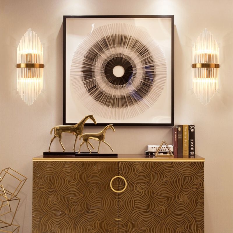 Luz de pared contemporánea Luz de apliques de pared creativa para sala de estar